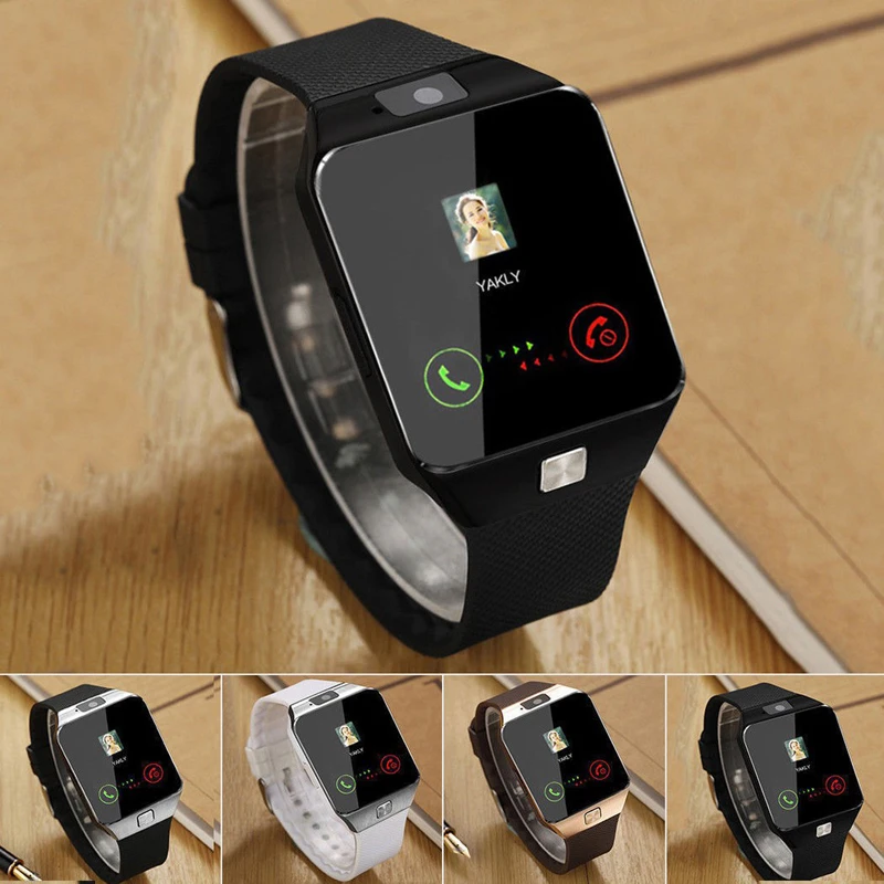 New Smart watch Intelligent Digital Sport Gold Smart Watch DZ09 Pedometer For Phone Android Wrist Watch Men Women's Watch