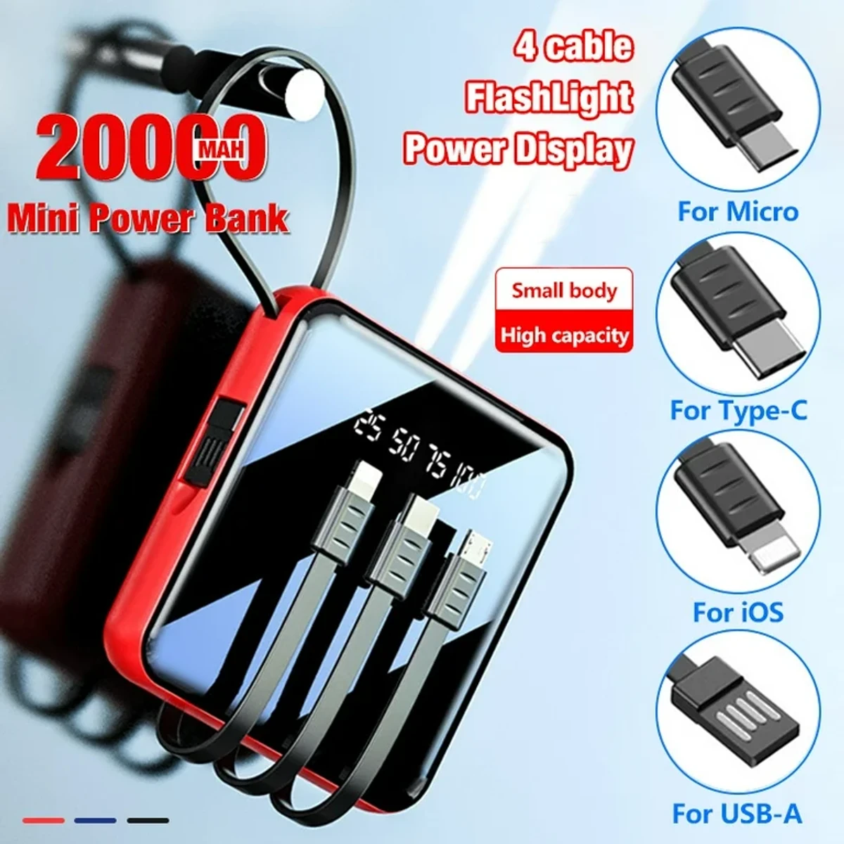 20000mAh Mini Power Bank