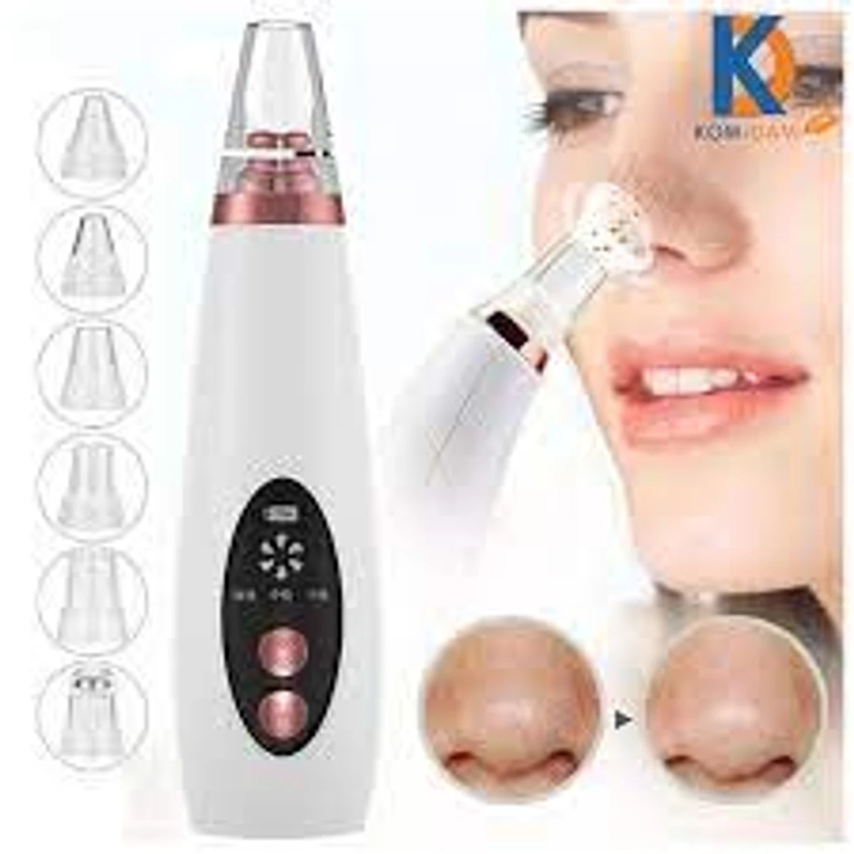 Blackhead Remover Extractor 6 Suction Head Beauty Machine For Skin Care