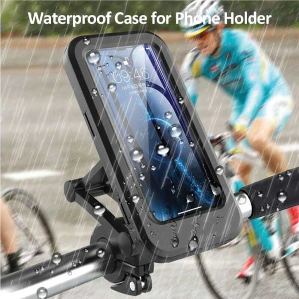 360° Rotation Waterproof Phone Holder Case For Bike Motorcycle Bicycle